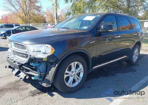 2013 Dodge Durango Crew from USA, damaged, VIN 1C4RDJDG0DC699093